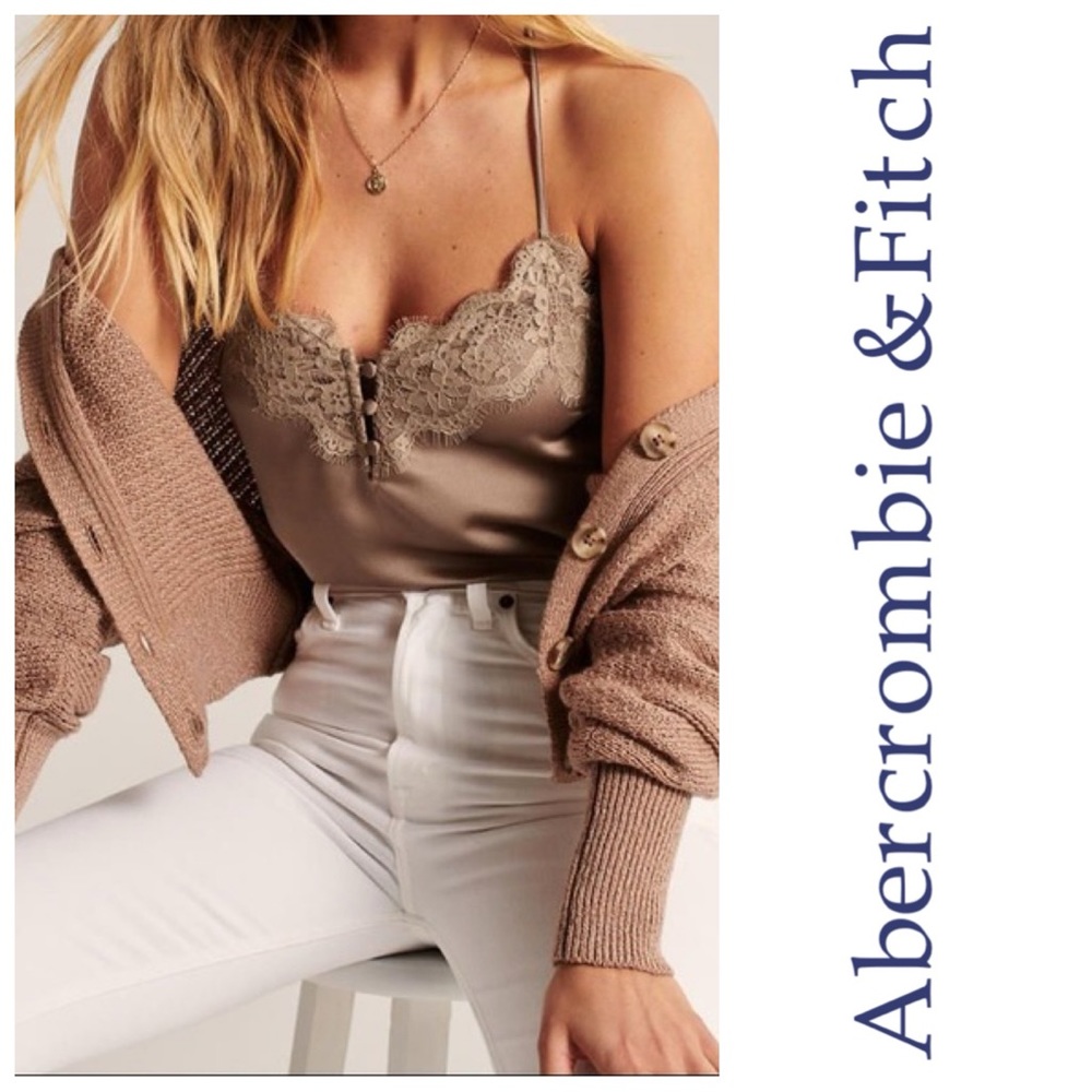 Abercrombie Lace Cami Bodysuit